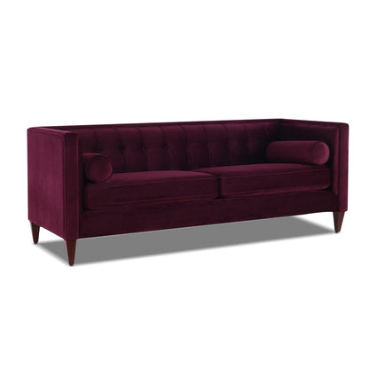 Canapé smoking moderne du milieu du siècle Jack 84 avec coussins traversins