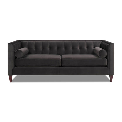 Canapé smoking moderne du milieu du siècle Jack 84 avec coussins traversins