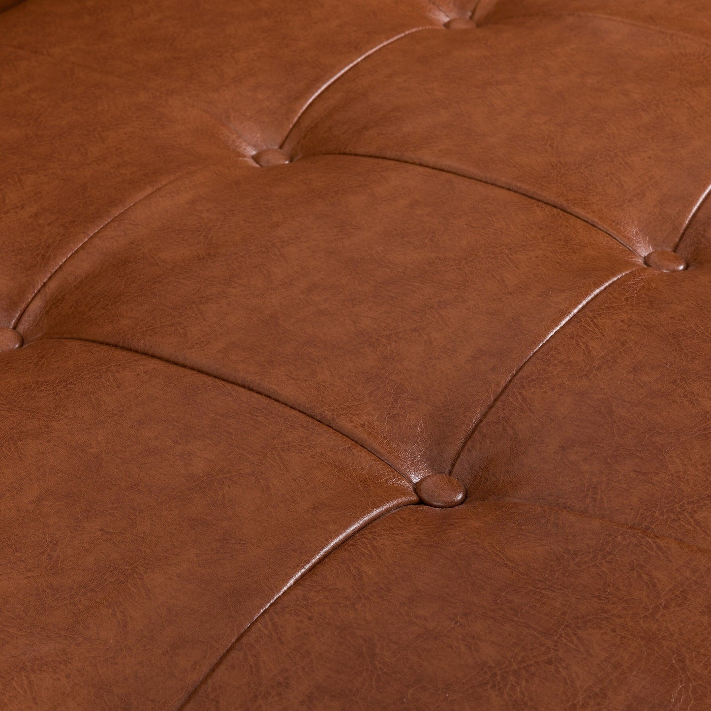 Canapé Jalon en tissu capitonné moderne du milieu du siècle par Christopher Knight Home