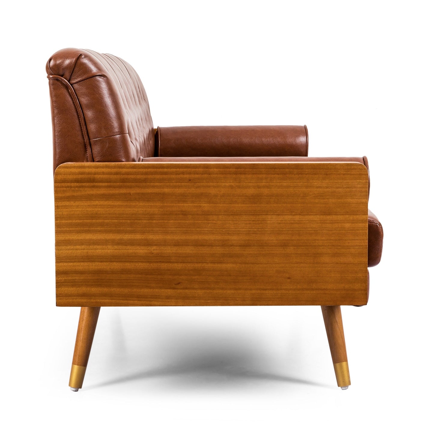 Canapé Jalon en tissu capitonné moderne du milieu du siècle par Christopher Knight Home