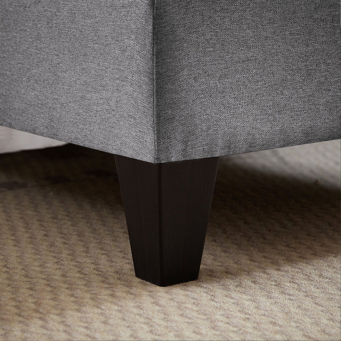 Canapé sectionnel Jarenie en U 4 places avec méridienne double pour salon