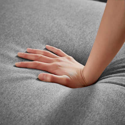 Canapé sectionnel Jarenie en U 4 places avec méridienne double pour salon