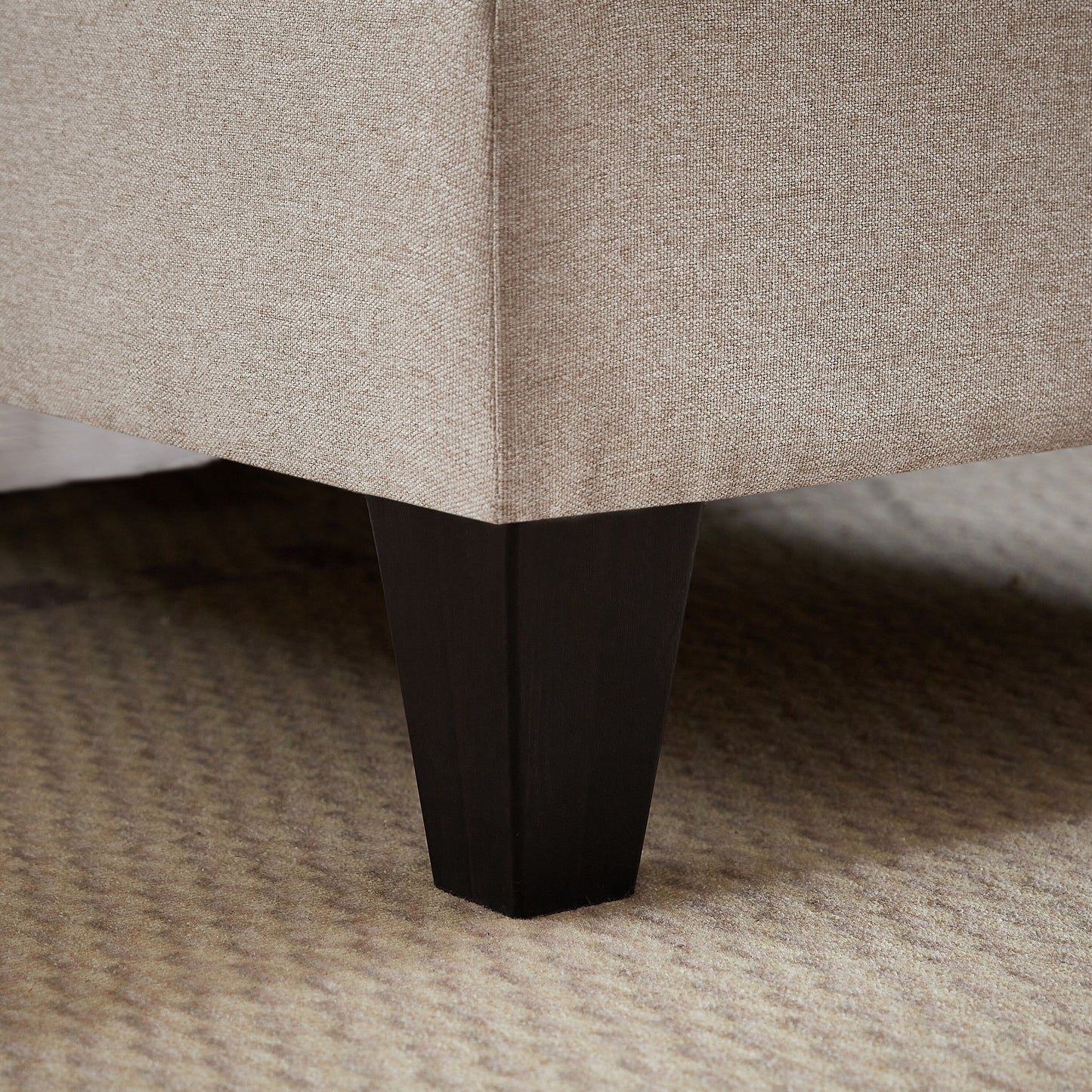 Canapé sectionnel Jarenie en U 4 places avec méridienne double pour salon