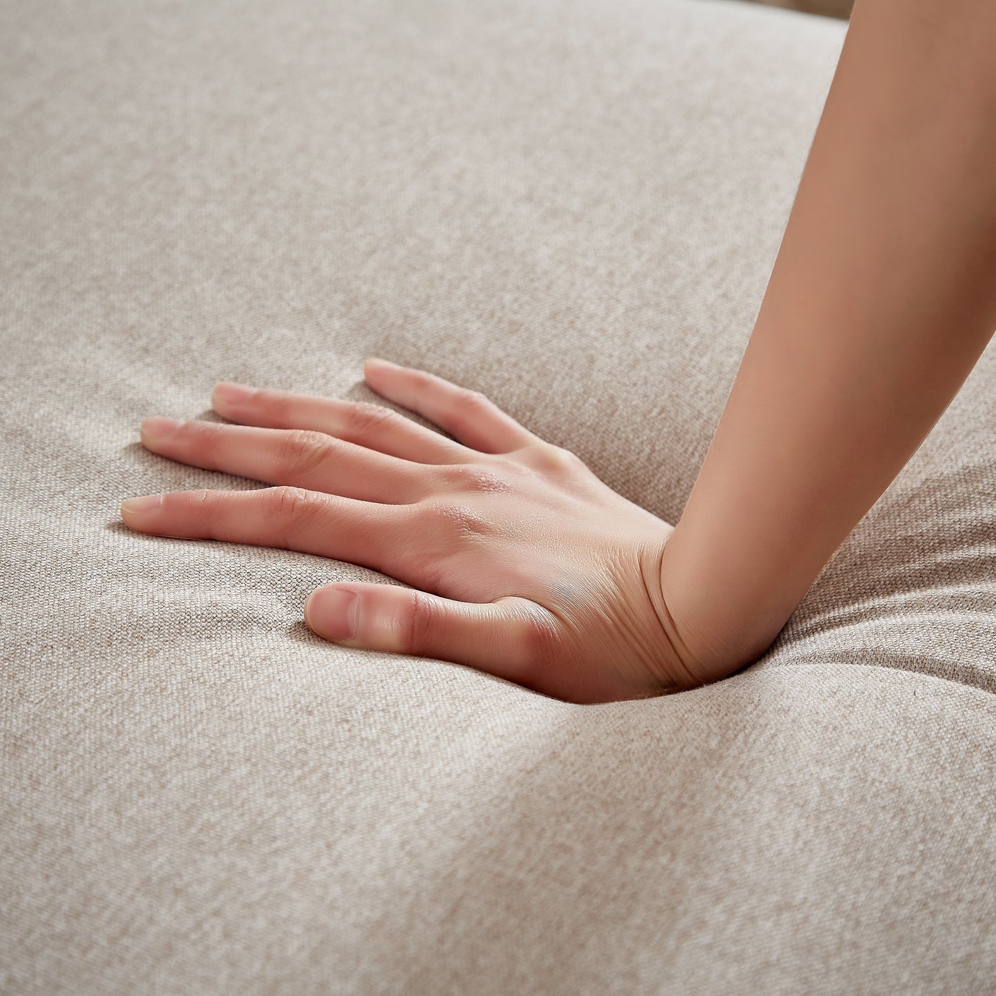 Canapé sectionnel Jarenie en U 4 places avec méridienne double pour salon