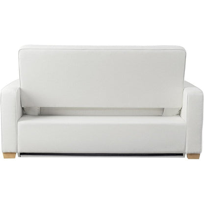 Canapé-lit convertible en microfibre Java Queen avec lit gigogne pour salon et chambre d'amis