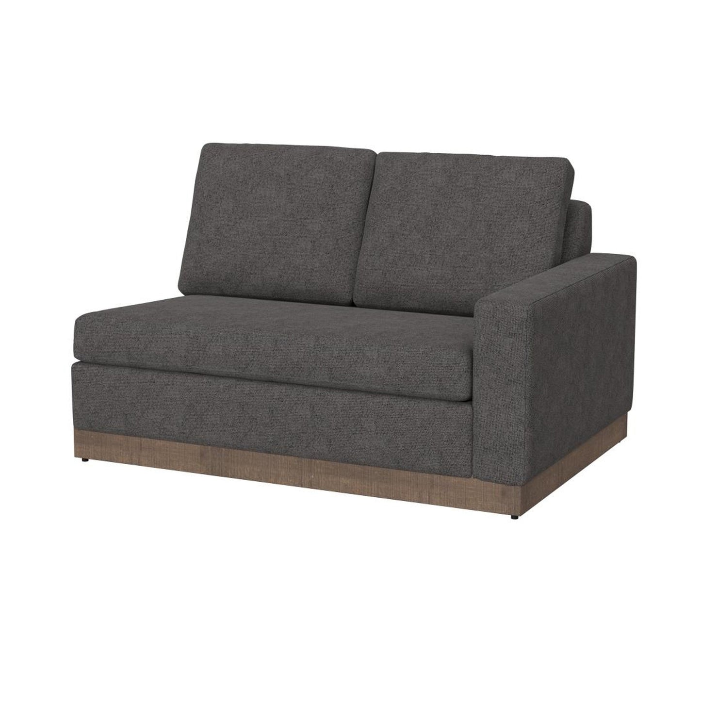 Canapé Jeni, 2 coussins décoratifs, 228 cm, similicuir marron foncé moderne