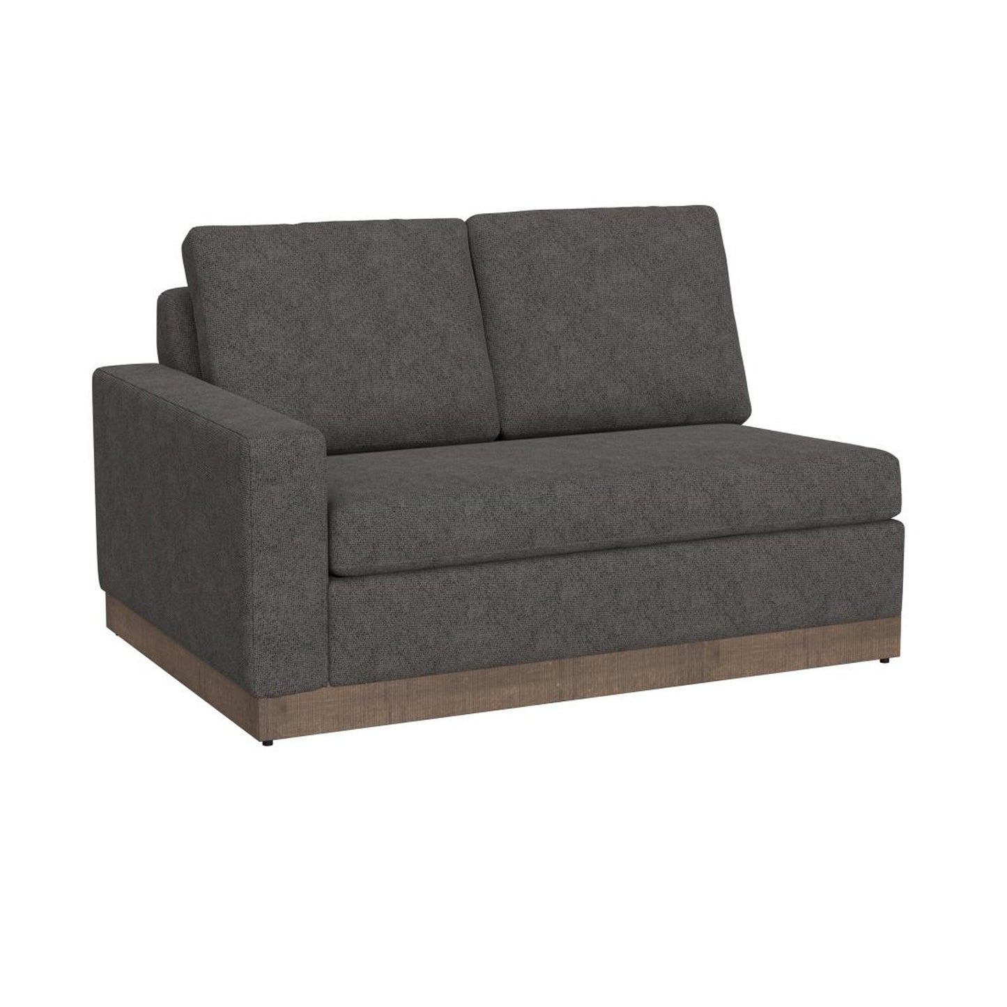 Canapé Jeni, 2 coussins décoratifs, 228 cm, similicuir marron foncé moderne