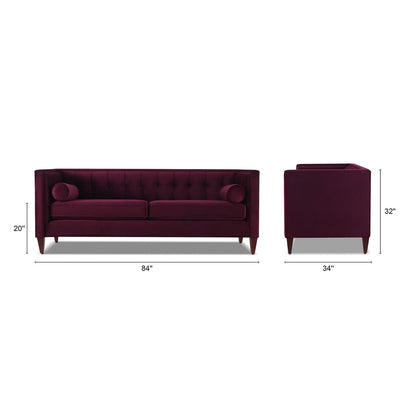 Canapé smoking capitonné moderne Jack 84