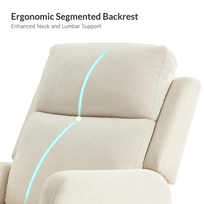 Ensemble de 2 fauteuils inclinables pivotants et manuels Julian Modern par HULALA HOME