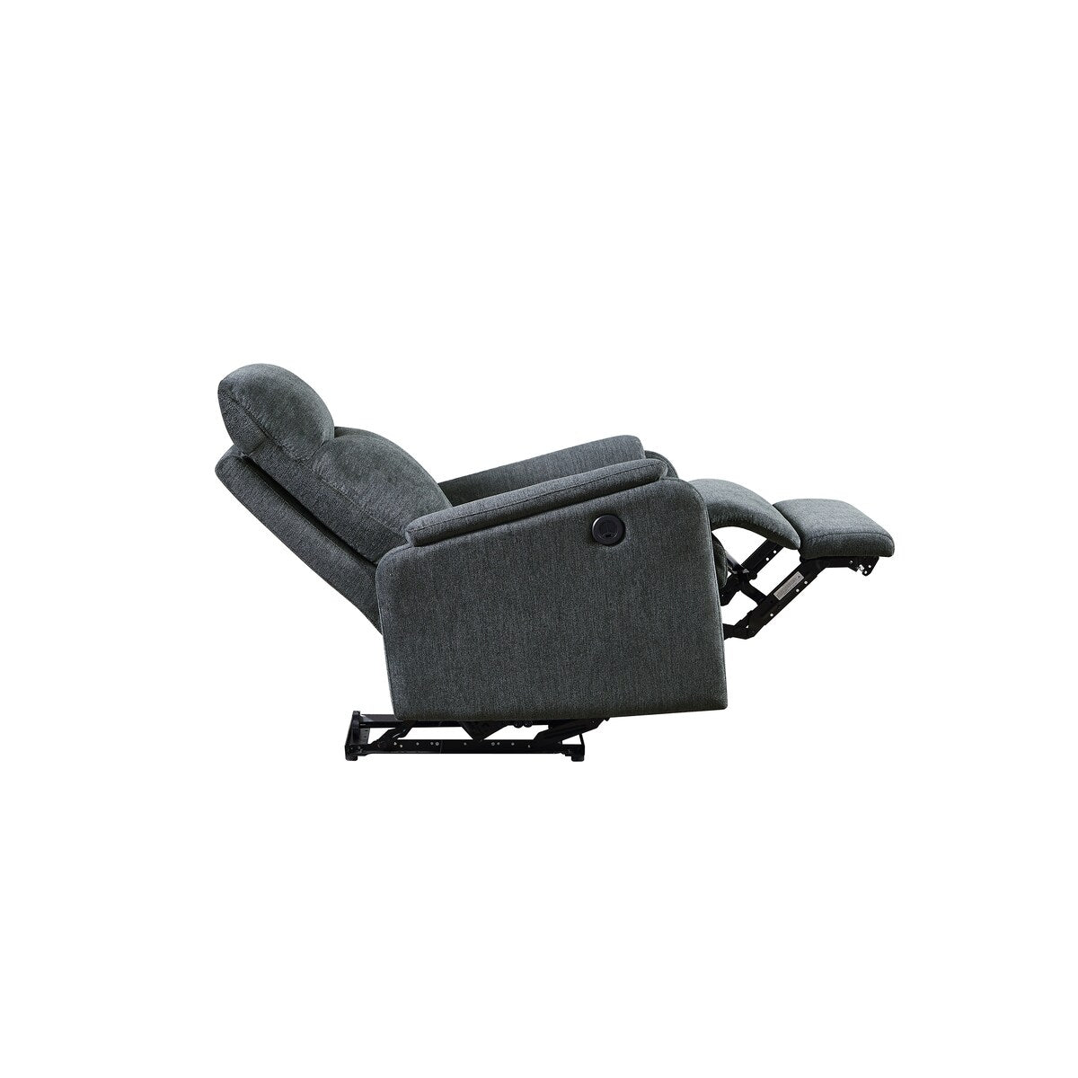 Fauteuil inclinable électrique contemporain bleu moderne Kai avec chargeur