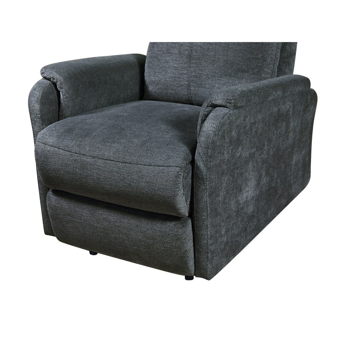 Fauteuil inclinable électrique contemporain bleu moderne Kai avec chargeur