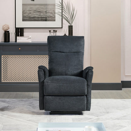 Fauteuil inclinable électrique contemporain bleu moderne Kai avec chargeur