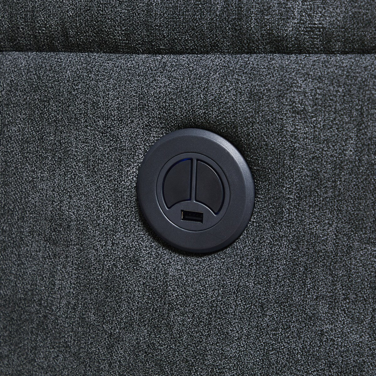 Fauteuil inclinable électrique contemporain bleu moderne Kai avec chargeur