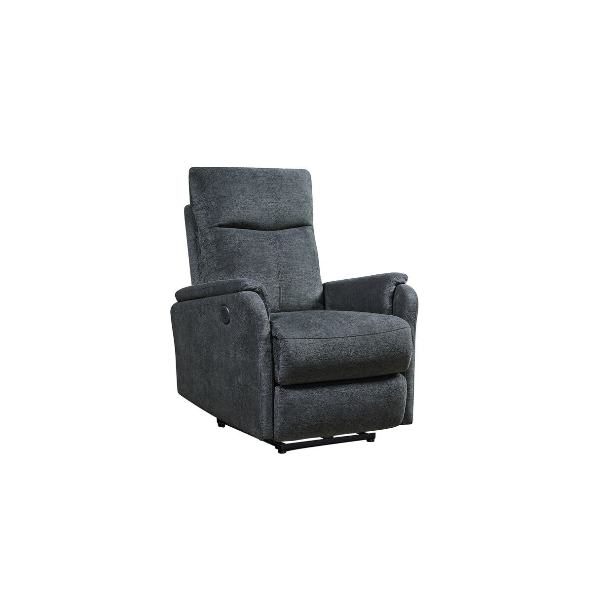 Fauteuil inclinable électrique contemporain bleu moderne Kai avec chargeur
