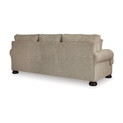 Canapé Kana, 5 coussins décoratifs, 100 pouces, polyester marron classique