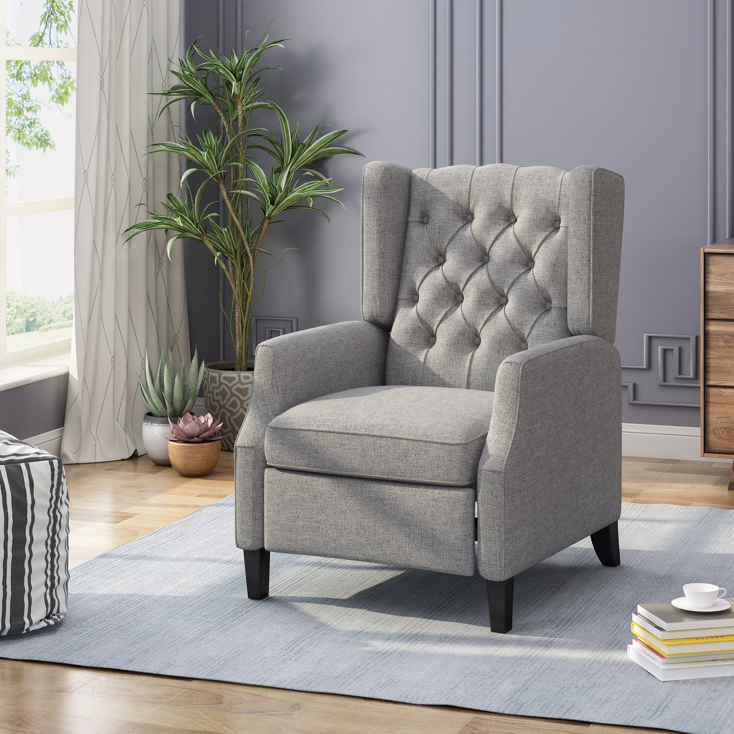 Fauteuil inclinable traditionnel Keating par Christopher Knight Home