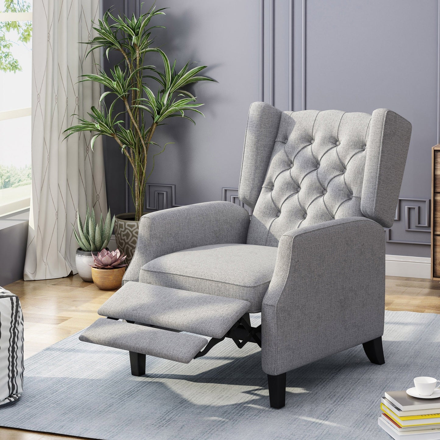 Fauteuil inclinable traditionnel Keating par Christopher Knight Home