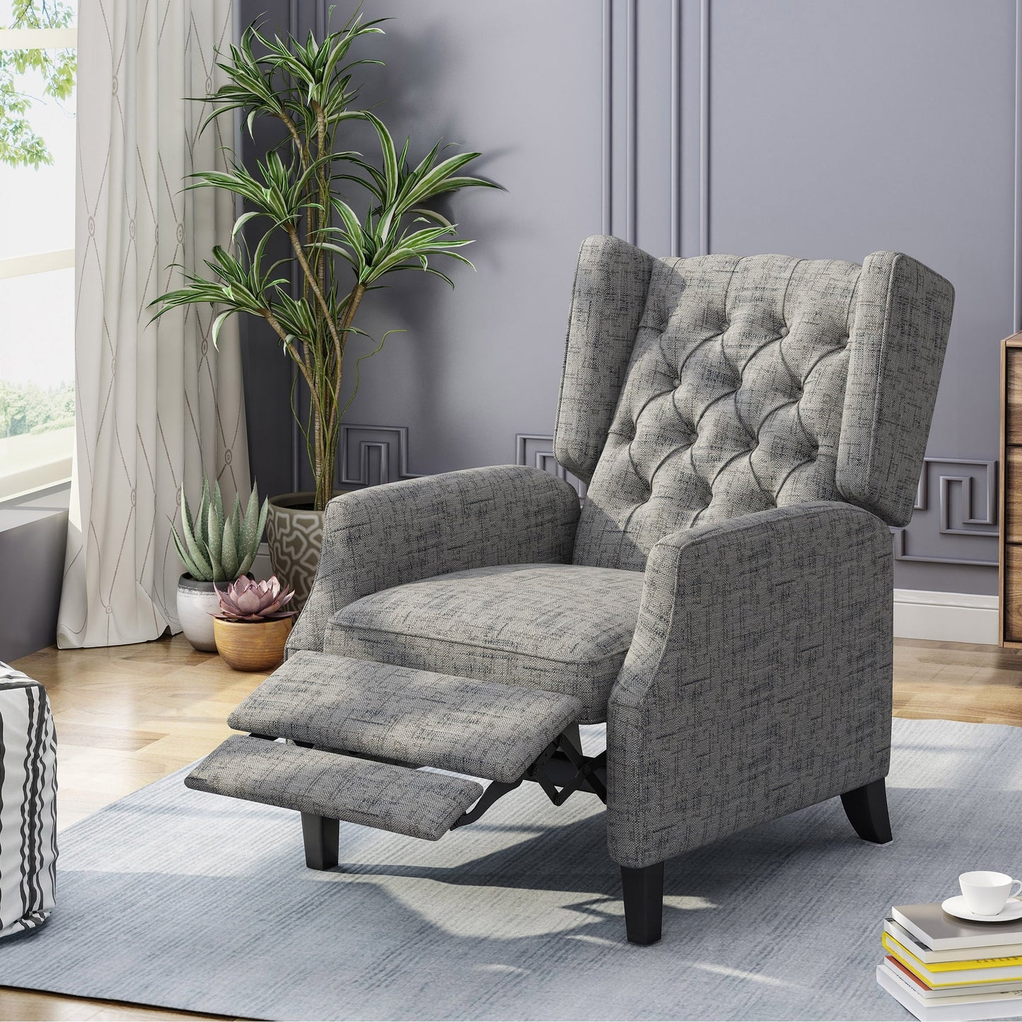 Fauteuil inclinable traditionnel Keating par Christopher Knight Home