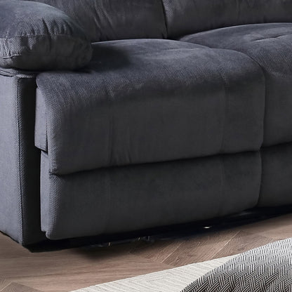 Canapé de salon inclinable rembourré Kevin