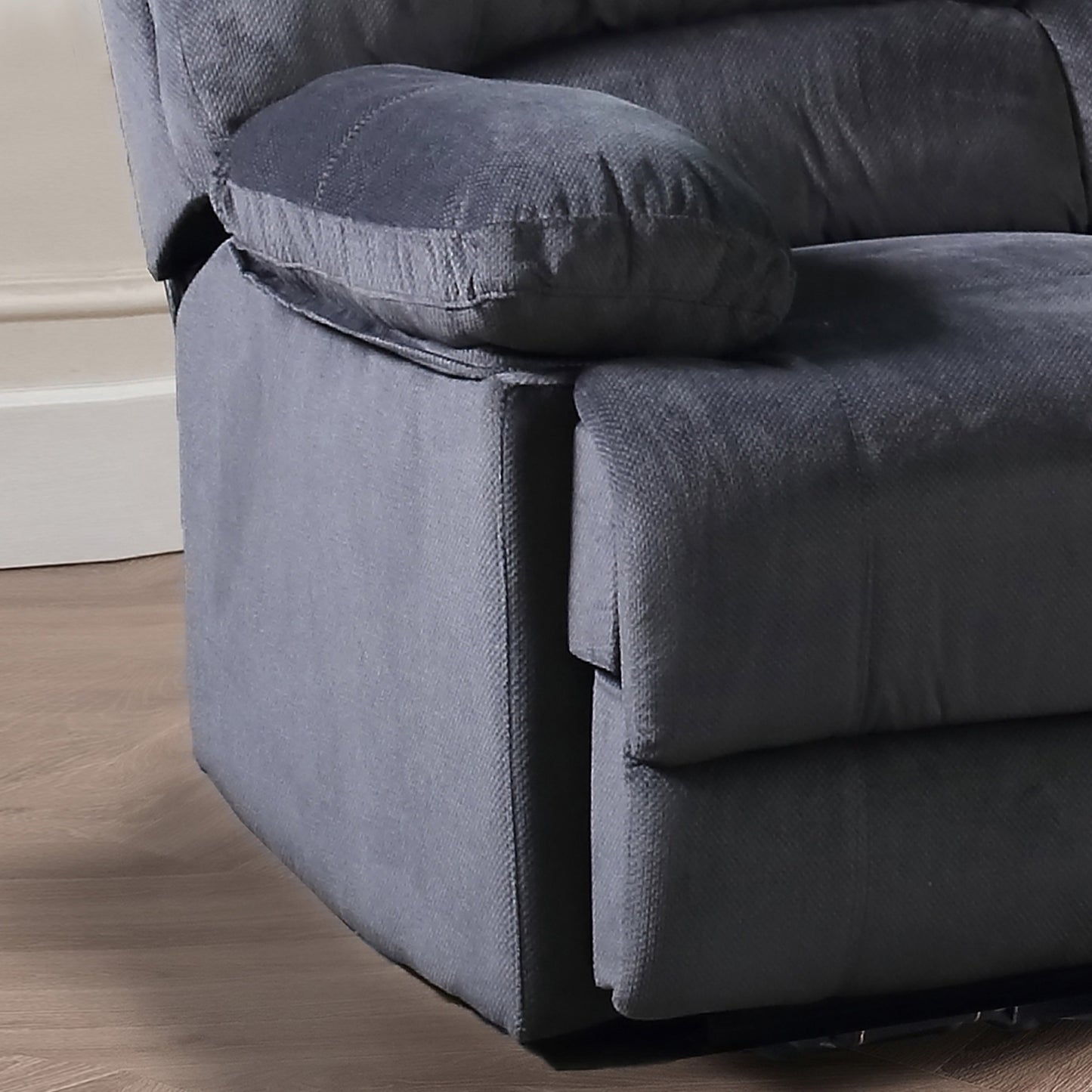 Canapé de salon inclinable rembourré Kevin