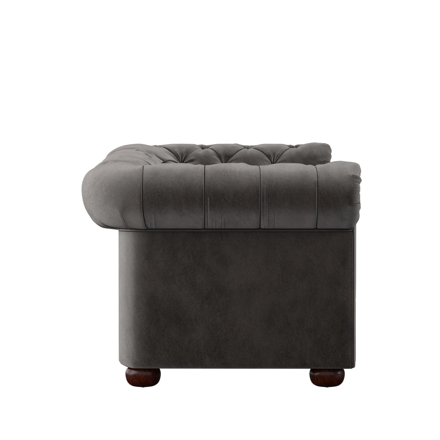Canapé Chesterfield extra long gris Knightsbridge par iNSPIRE Q Artisan