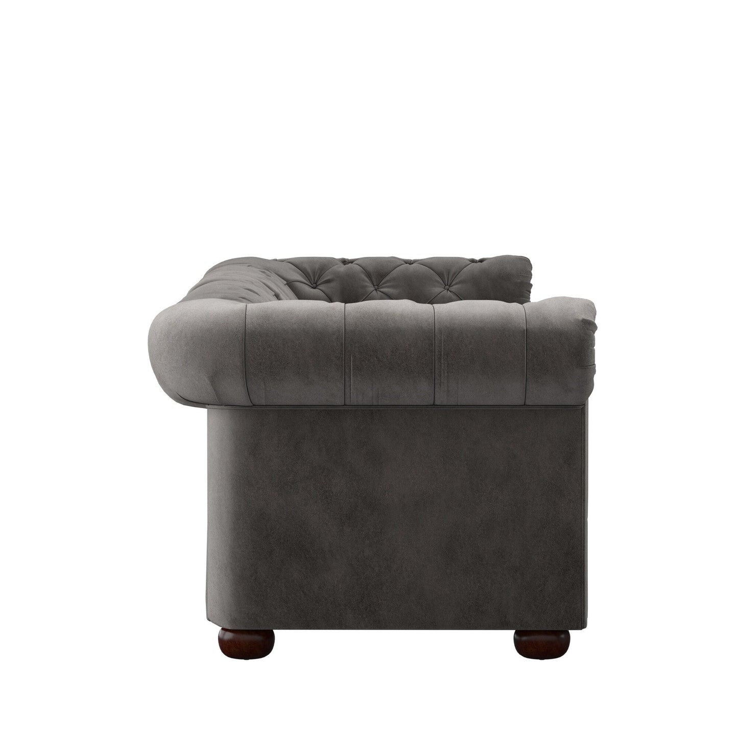 Canapé Chesterfield extra long gris Knightsbridge par iNSPIRE Q Artisan