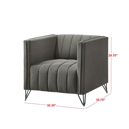 Ensemble de salon à accoudoirs carrés Clayfell Kurtis