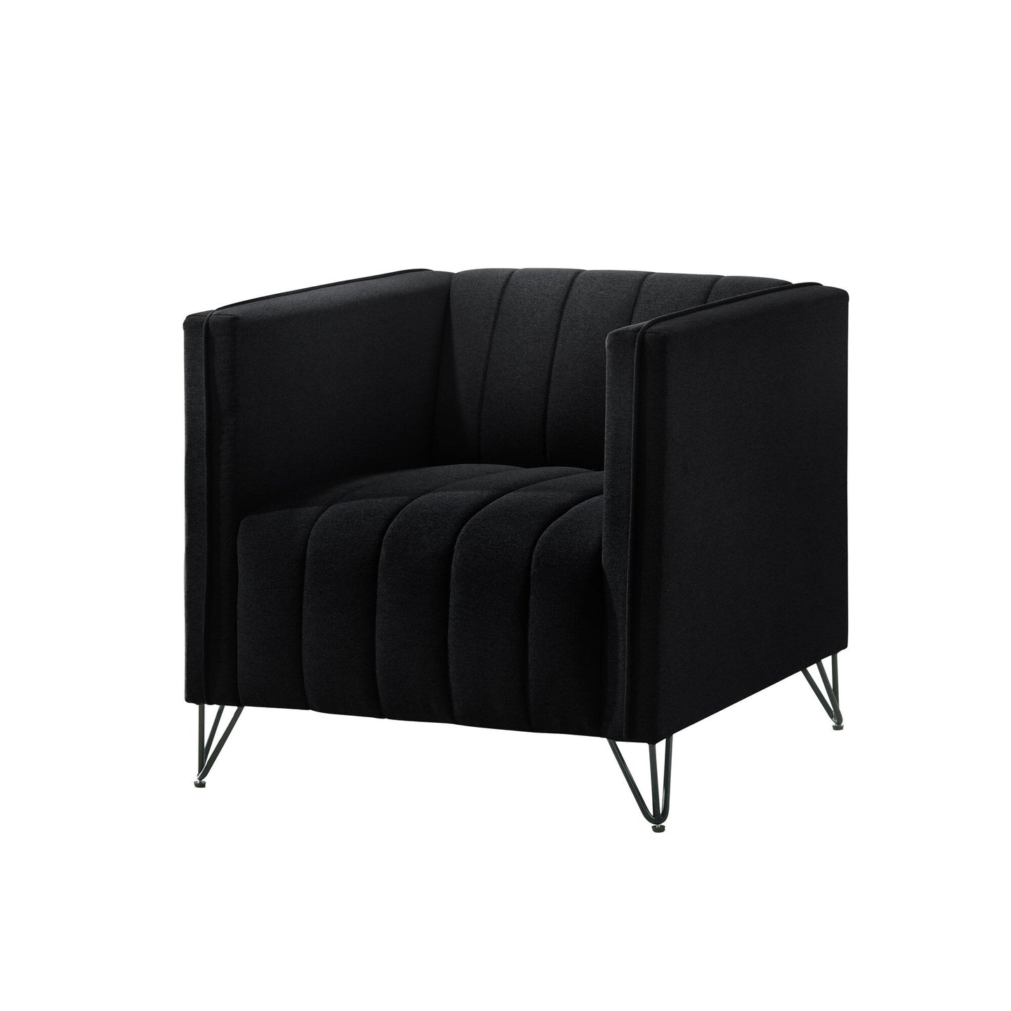 Ensemble de salon à accoudoirs carrés Clayfell Kurtis