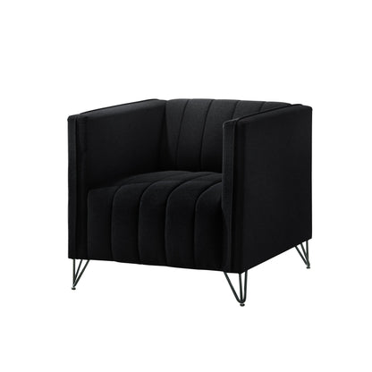 Ensemble de salon à accoudoirs carrés Clayfell Kurtis