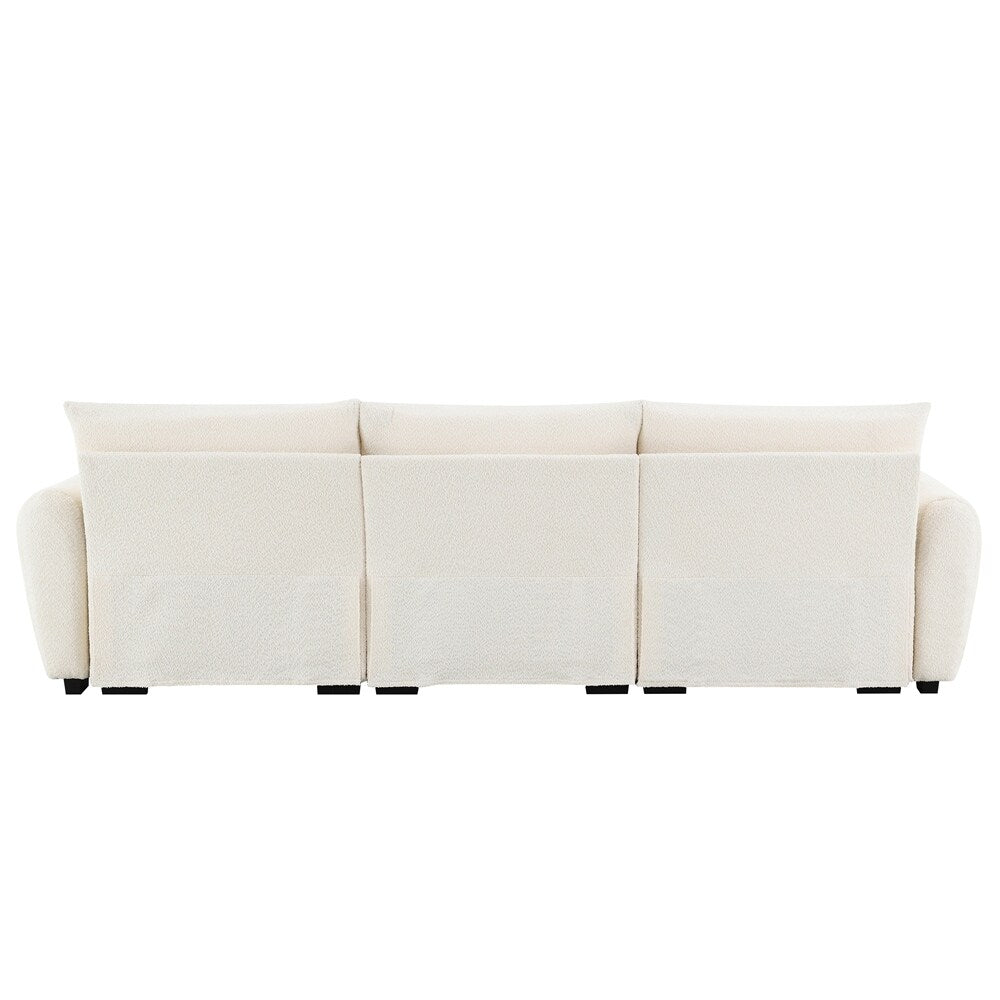 Forme en L avec siège extra-large