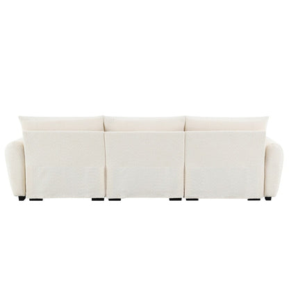 Forme en L avec siège extra-large