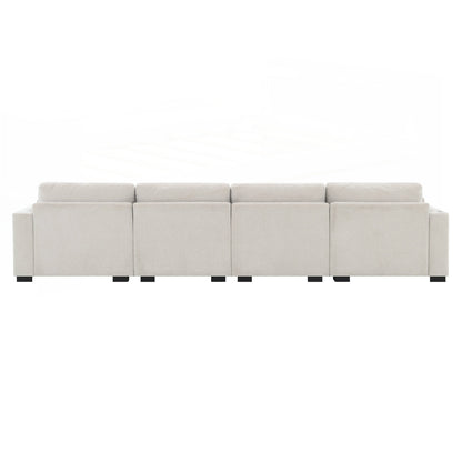 Forme en L avec table pliante et chargement à deux ports