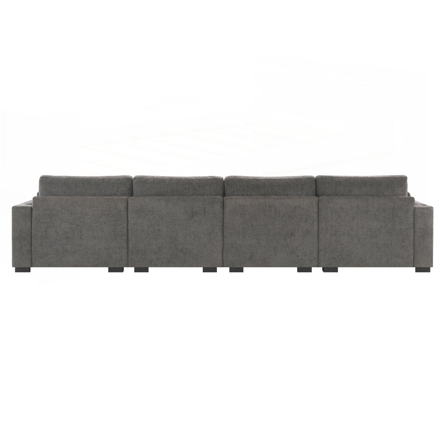 Forme en L avec table pliante et chargement à deux ports