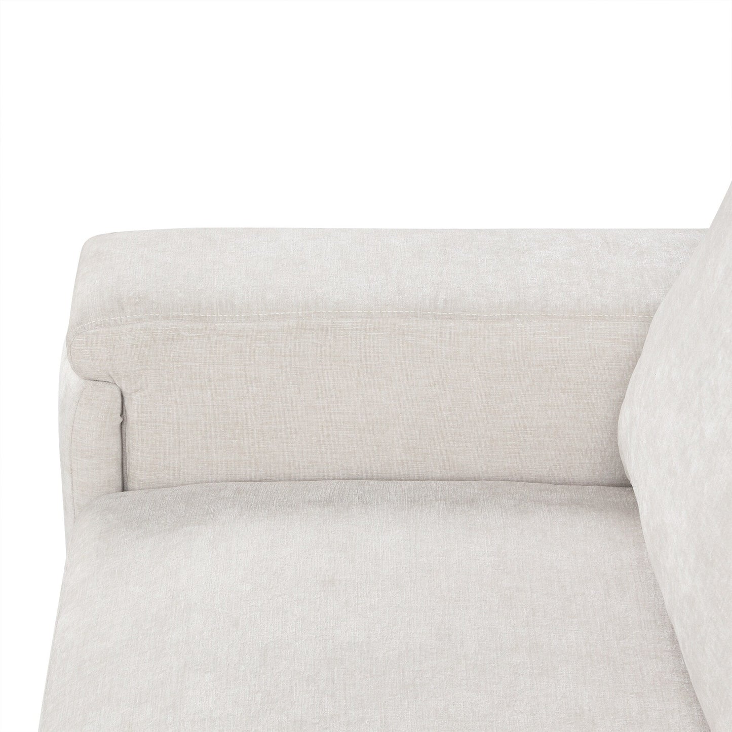 Canapé sectionnel 5 places en L avec pouf coulissant, porte-gobelets intégrés, port de chargement USB et coussins amovibles