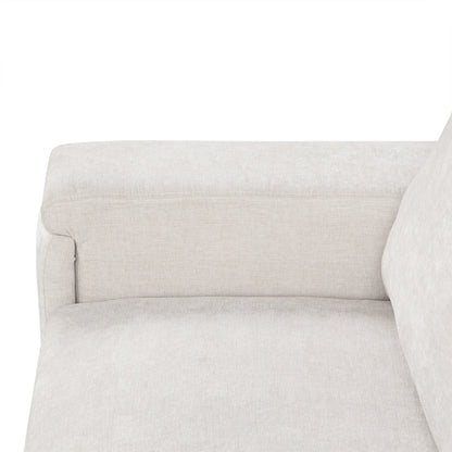 Canapé sectionnel 5 places en L avec pouf coulissant, porte-gobelets intégrés, port de chargement USB et coussins amovibles