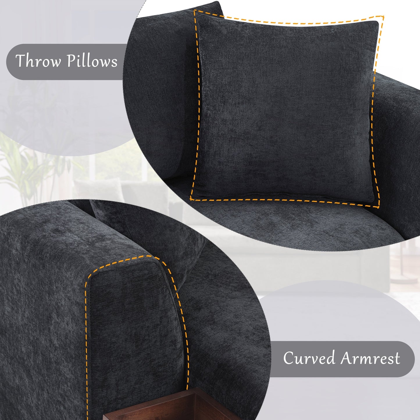 Canapé en L Canapé rembourré