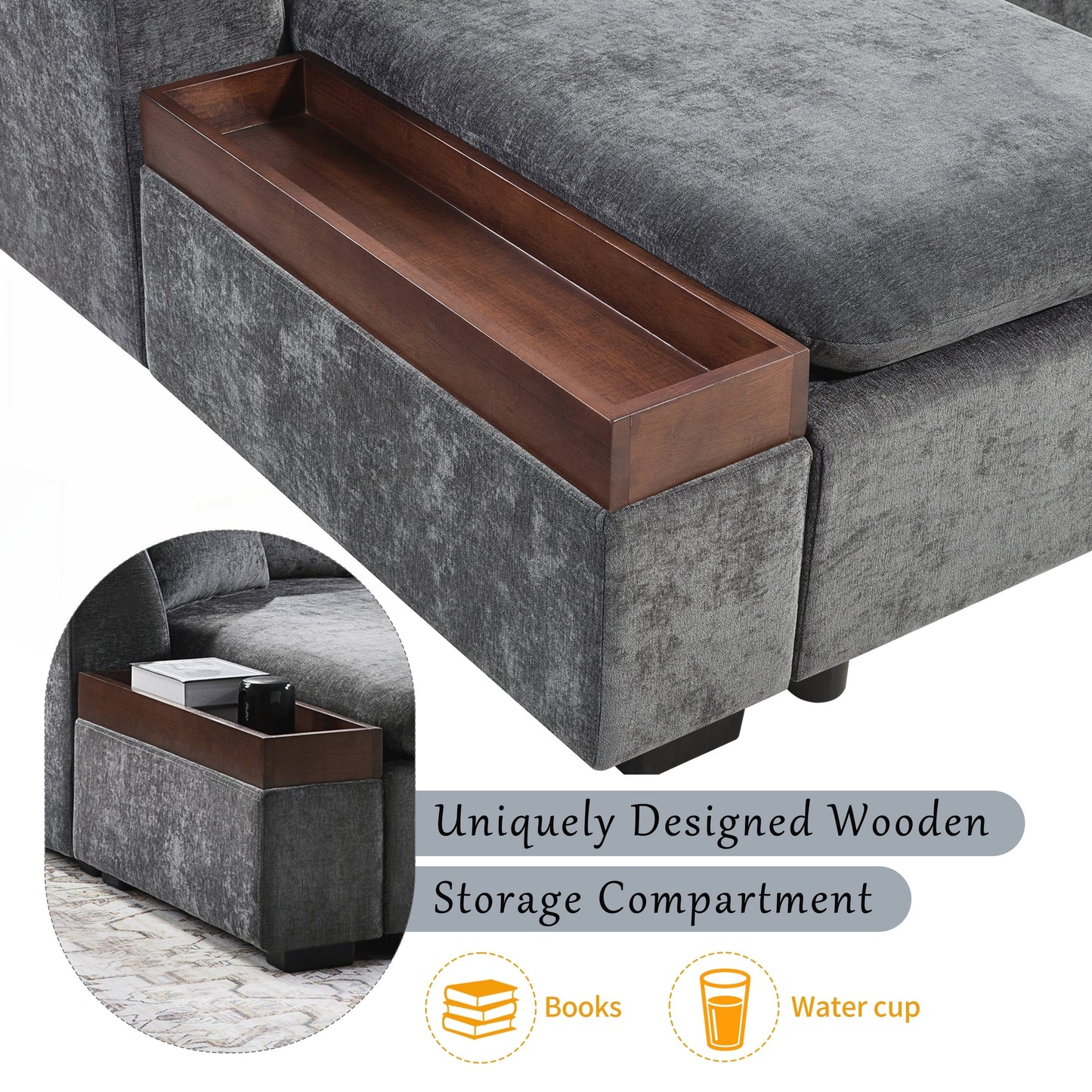 Canapé en L Canapé rembourré