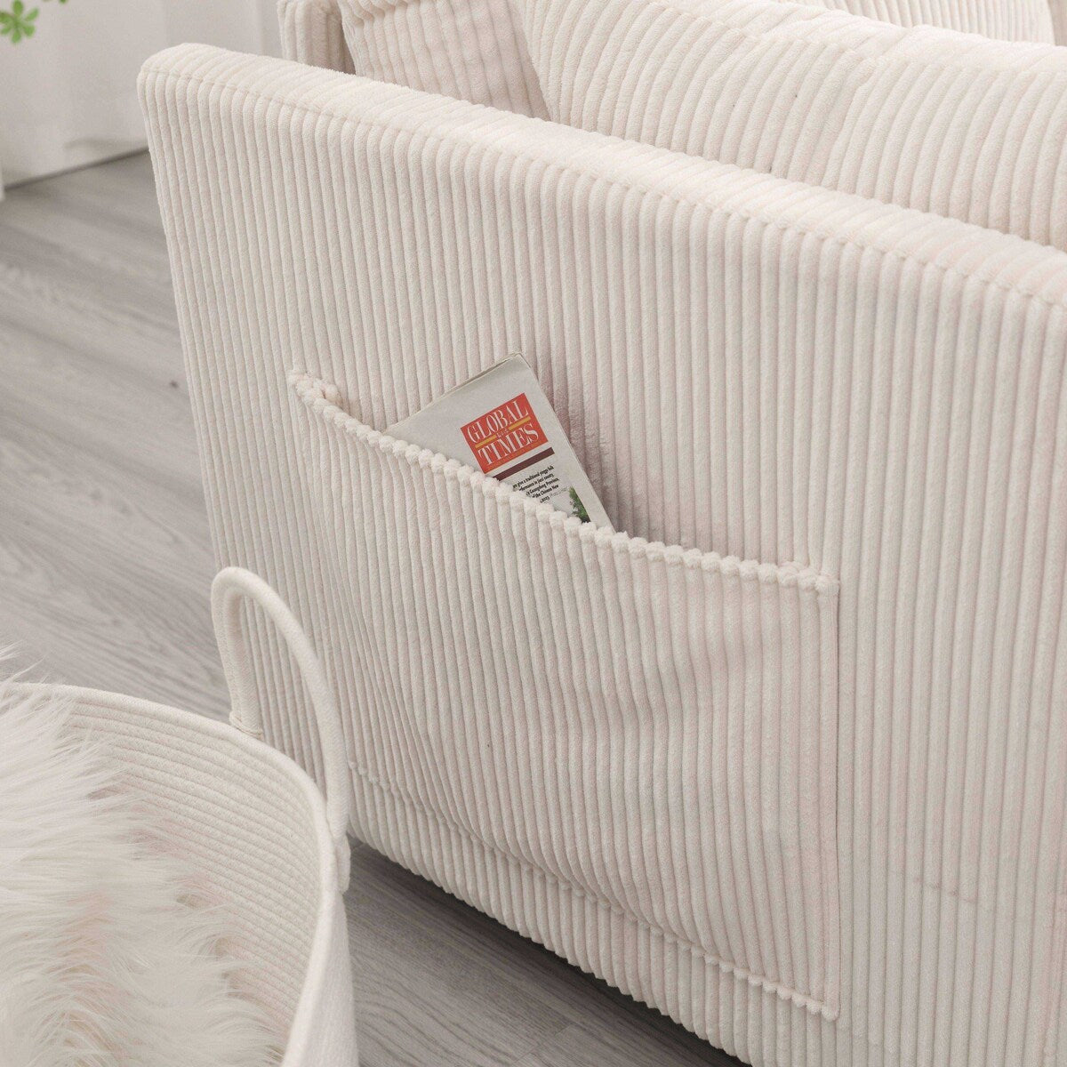 Le canapé d'assemblage de siège de rangement en forme de L se plie en fauteuil inclinable