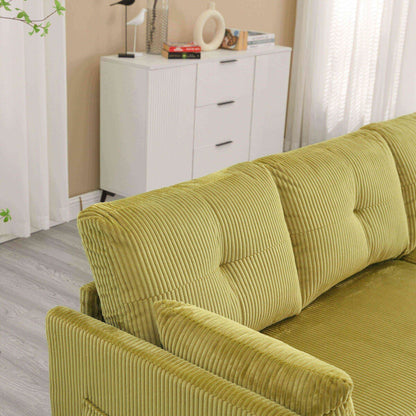 Le canapé d'assemblage de siège de rangement en forme de L se plie en fauteuil inclinable