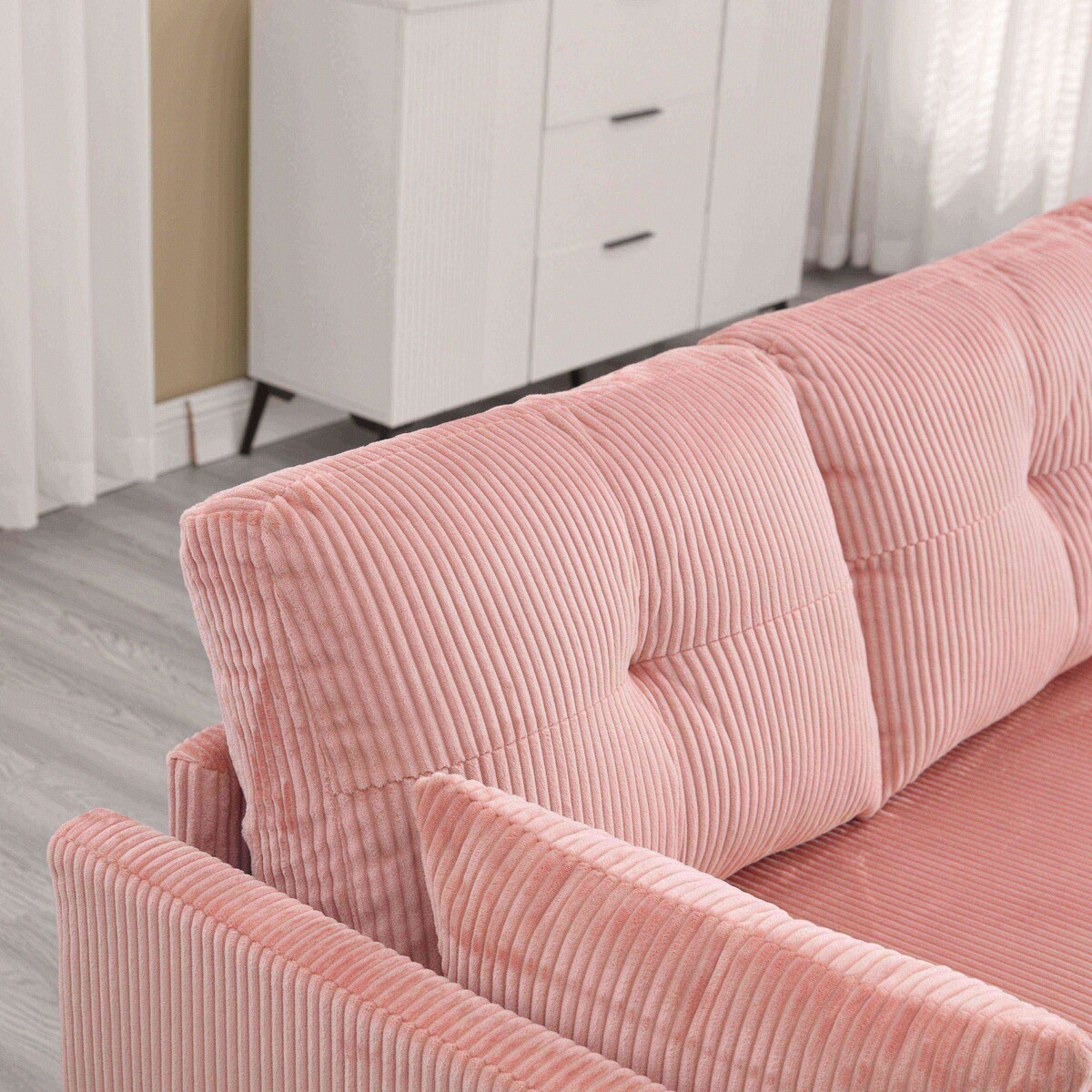 Le canapé d'assemblage de siège de rangement en forme de L se plie en fauteuil inclinable