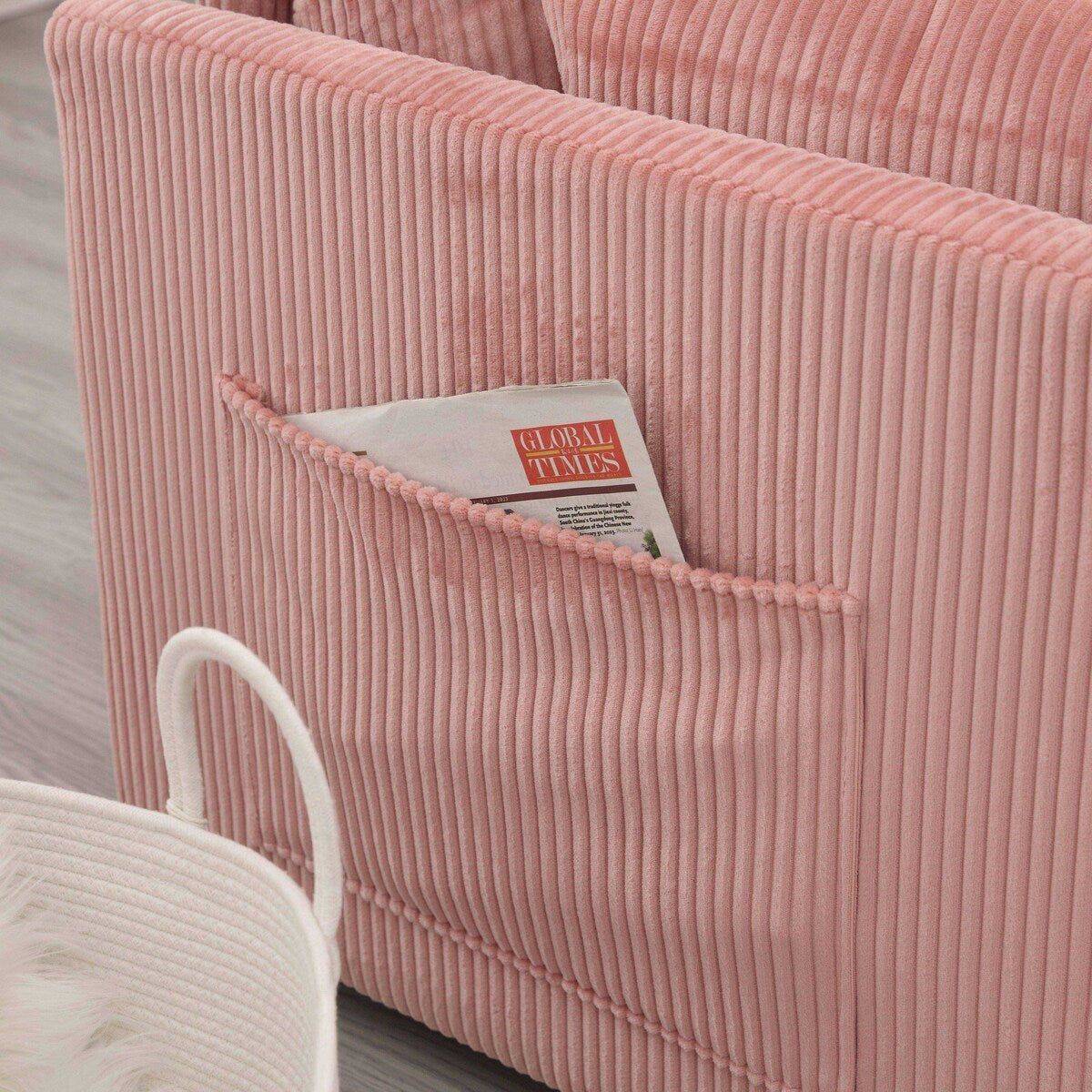 Le canapé d'assemblage de siège de rangement en forme de L se plie en fauteuil inclinable