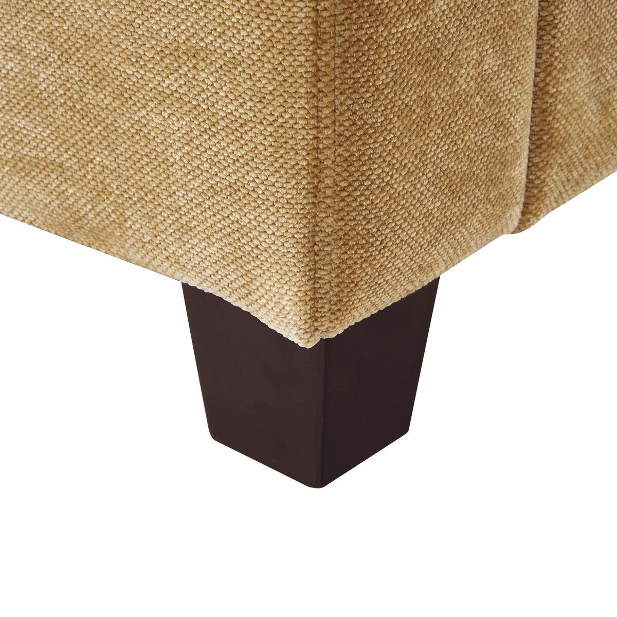 Canapé 3 places rectangulaire en velours côtelé LUE BONA 81, moderne, rembourré, en polyester, avec base en bois, pour le salon