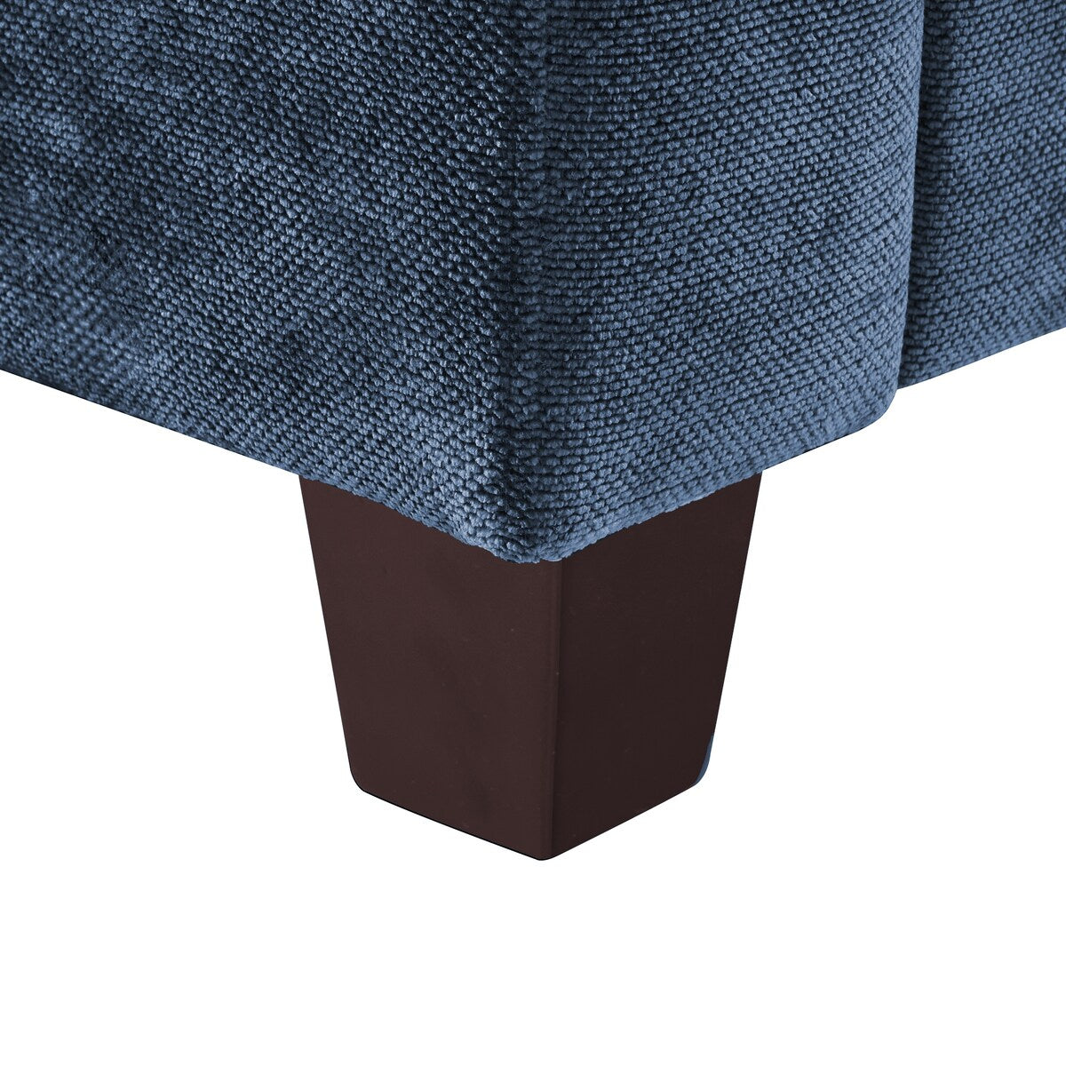 Canapé 3 places rectangulaire en velours côtelé LUE BONA 81, moderne, rembourré, en polyester, avec base en bois, pour le salon