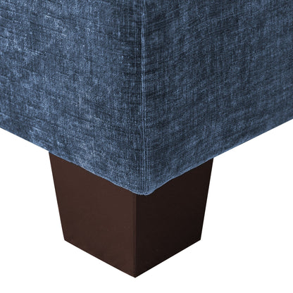 Canapé 3 places moderne rembourré LUE BONA de 87 pouces, design chenille pour le salon