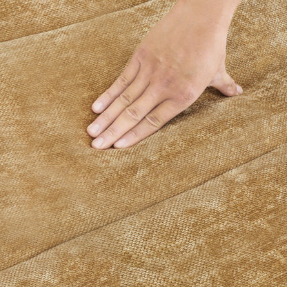 Canapé 3 places moderne rembourré LUE BONA de 87 pouces, design chenille pour le salon