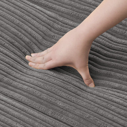 Canapé 3 places moderne rembourré LUE BONA de 87 pouces, design chenille pour le salon