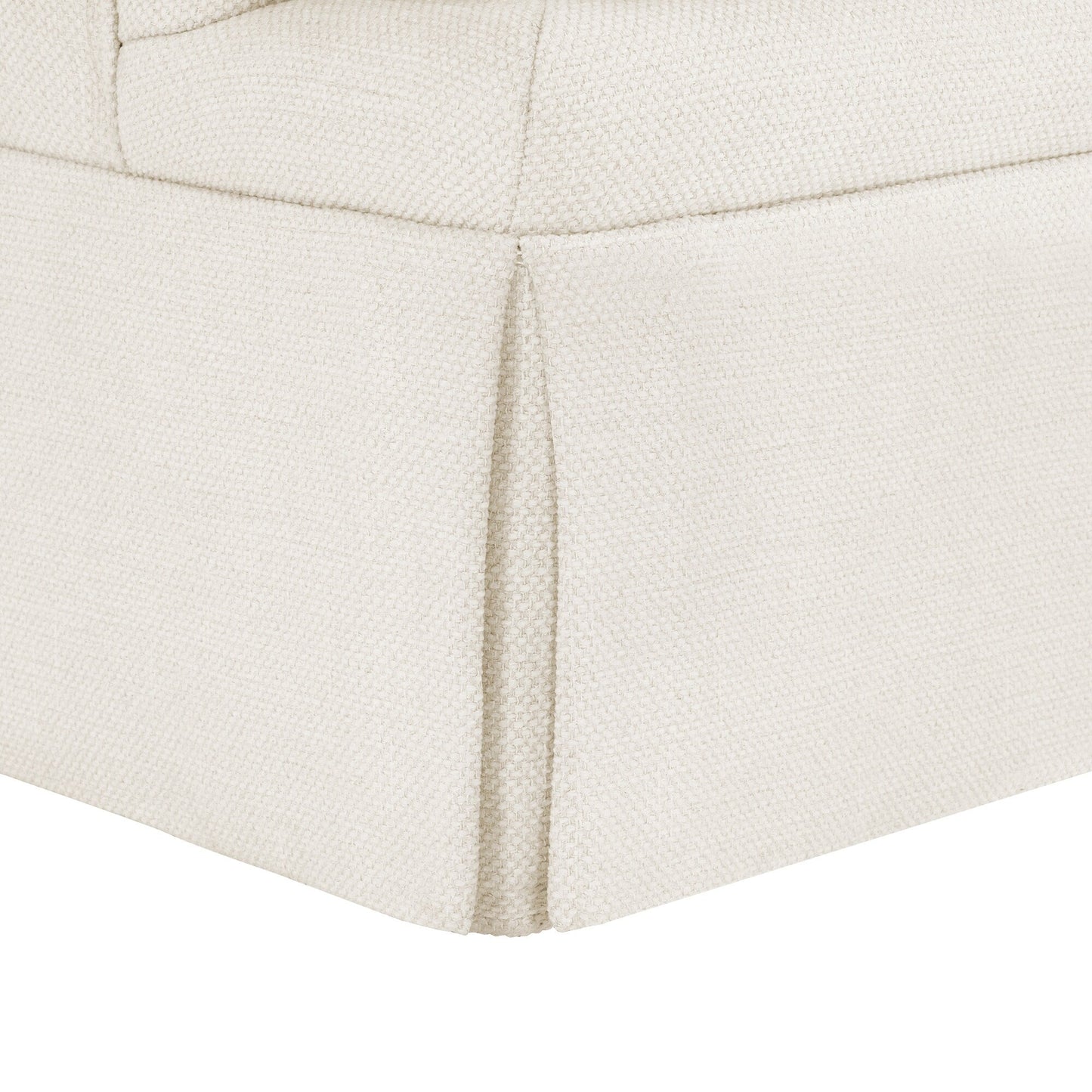 Fauteuil pivotant en tissu à assise profonde LUE BONA, fauteuil d'appoint de salon une place