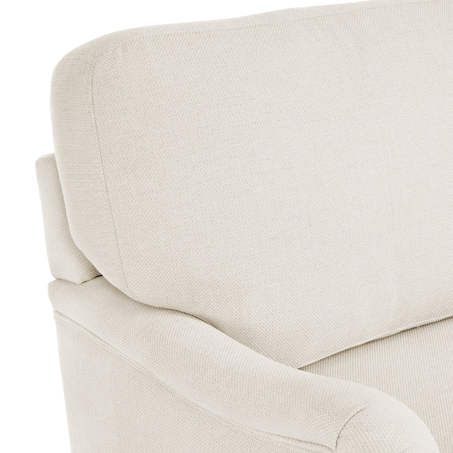 Fauteuil pivotant en tissu à assise profonde LUE BONA, fauteuil d'appoint de salon une place