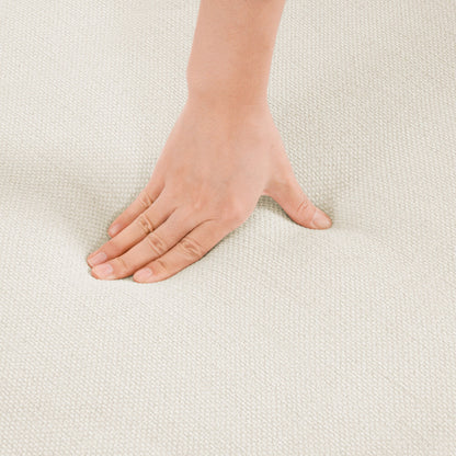 Fauteuil pivotant en tissu à assise profonde LUE BONA, fauteuil d'appoint de salon une place