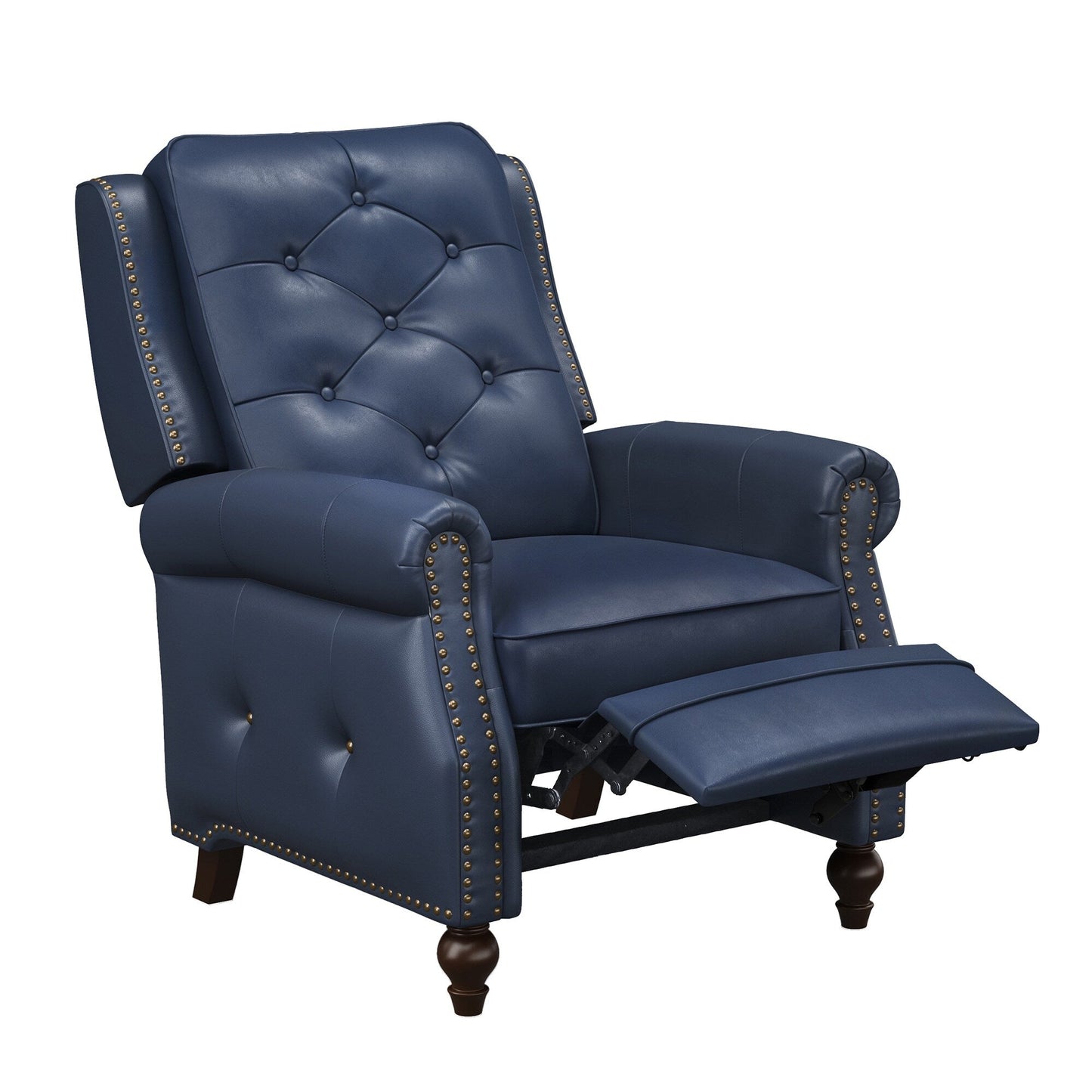 Fauteuil inclinable en cuir LUE BONA, ensemble de 2 chaises d'appoint pour salon